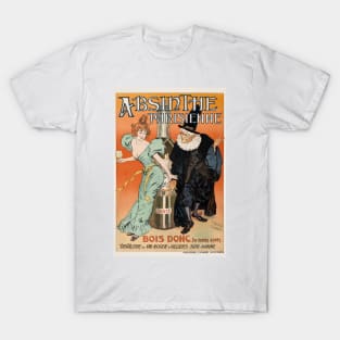 Absinthe Parisienne France Vintage Advertising Poster 1896 T-Shirt